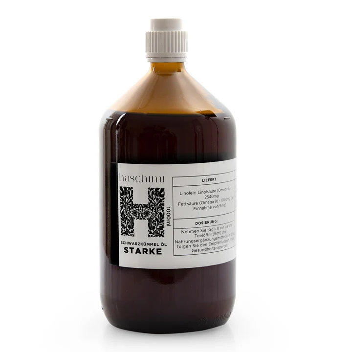 Schwarzkümmelöl Stark 1 Liter – Mit hohem Thymochinon
